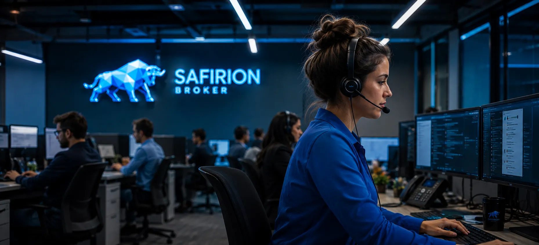 Equipo de soporte de Safirion en atención